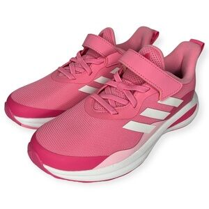 Adidas Kids US 2.5 Fortarun EL K Running Sneakers Shoes 'Shock Pink' GZ1827